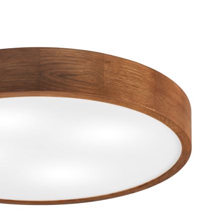 Brilagi - LED stropna lampa CARVALHO 4xE27/60W/230V hrast trešnja prečnik 57,5 cm