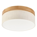 Brilagi - LED stropna svetiljka BELLADONNA LED/20W/230V prečnik 30 cm krem/hrast