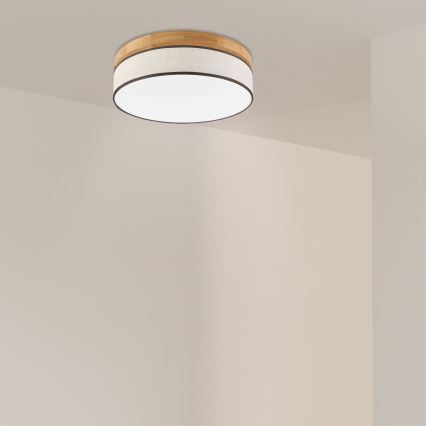 BRILAGI - LED stropna svetiljka BELLADONNA LED/36W/230V prečnik 40 cm krem/hrast