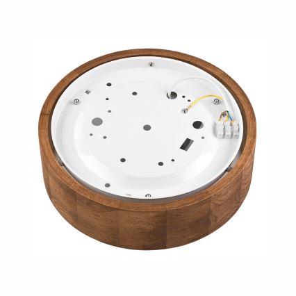 Brilagi - LED stropna svetiljka CARVALHO 1xE27/60W/230V hrast-trešnja Ø 27 cm