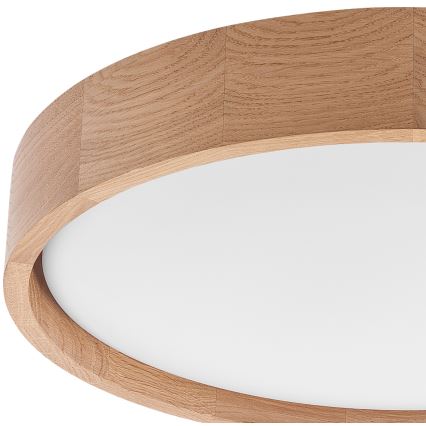 Brilagi - LED plafonsko svetlo MANAROLA SIMPLE LED/24W/230V 3000K hrast, prečnik 41 cm