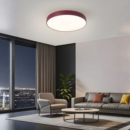 Brilagi - LED plafonsko svetlo POOL LED/60W/230V 3000/4000/6000K prečnik 50 cm bordo