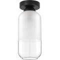 BRILAGI - LED Stropna svetiljka RETRO GLASS 1xE27/60W/230V pr. 14 cm crna/bela