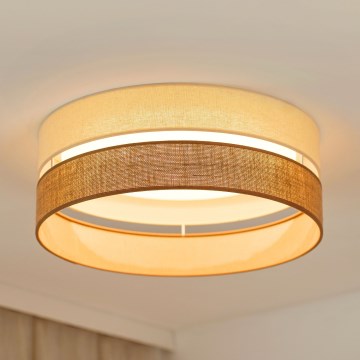 Brilagi - LED stropna svetiljka ROYAL YUTE, prigušiva, LED/24W/230V fi 45 cm 3000/4000/6500K bež/krem + daljinski upravljač