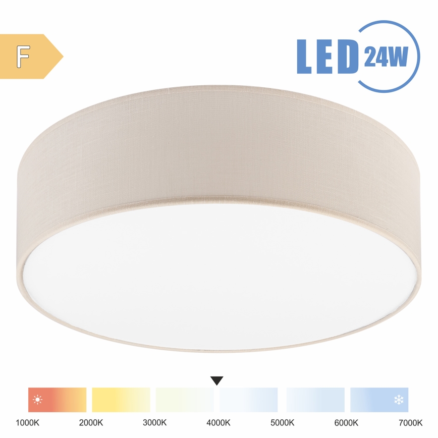 Brilagi - LED stropna svetiljka SIRIJA LED/24W/230V prečnik 45 cm krem