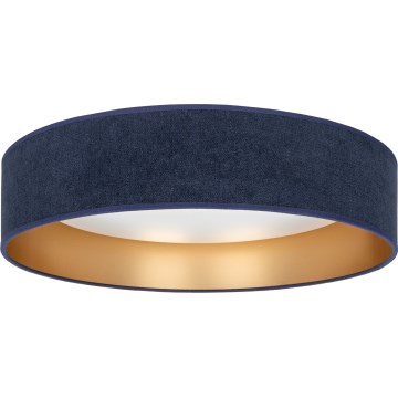 Brilagi - LED stropna svetiljka VELVET SMART VARI, prigušiva, LED/24W/230V 3000-6500K, prečnik 45 cm, plava/zlatna + daljinski upravljač