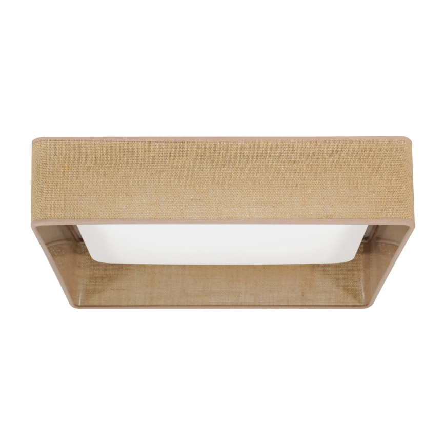 Brilagi - LED plafonsko svetlo VELVET SQUARE LED/24W/230V 43x43 cm braon