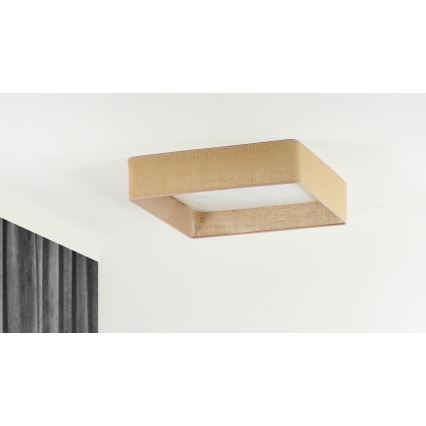 Brilagi - LED plafonsko svetlo VELVET SQUARE LED/24W/230V 43x43 cm braon