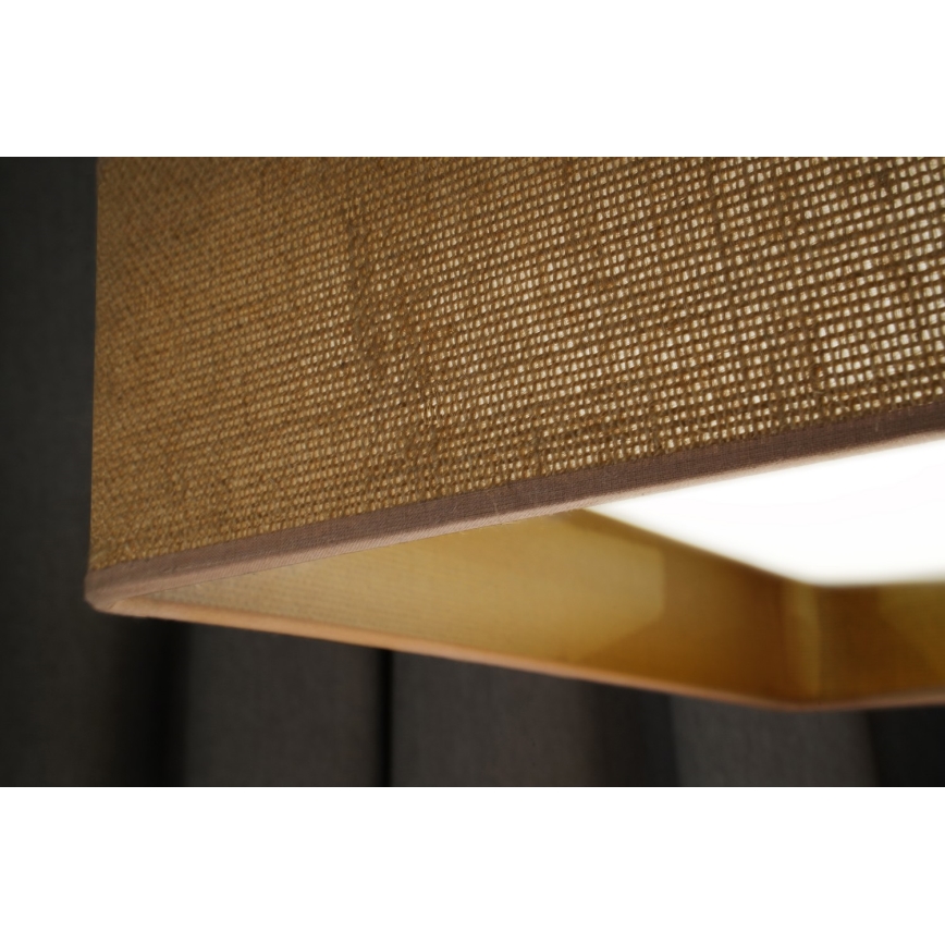 Brilagi - LED plafonsko svetlo VELVET SQUARE LED/24W/230V 43x43 cm braon