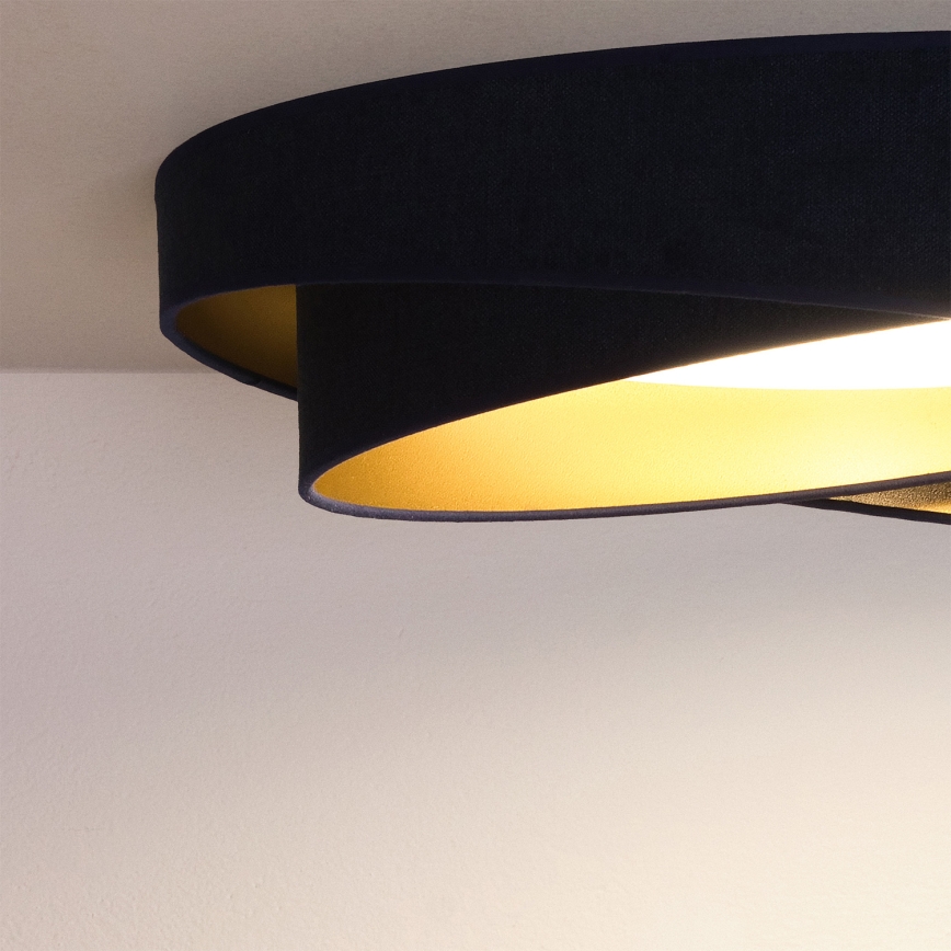 BRILAGI - LED Stropno svetlo VELVET TWIST LED/24W/230V 4000K prečnik 55 cm plava/zlatna