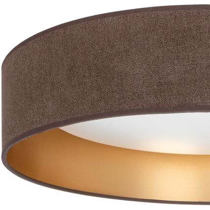 BRILAGI - LED plafonsko svetlo VELVET VARI LED/24W/230V 3000/4000/6500K prečnik 45 cm braon/zlatna