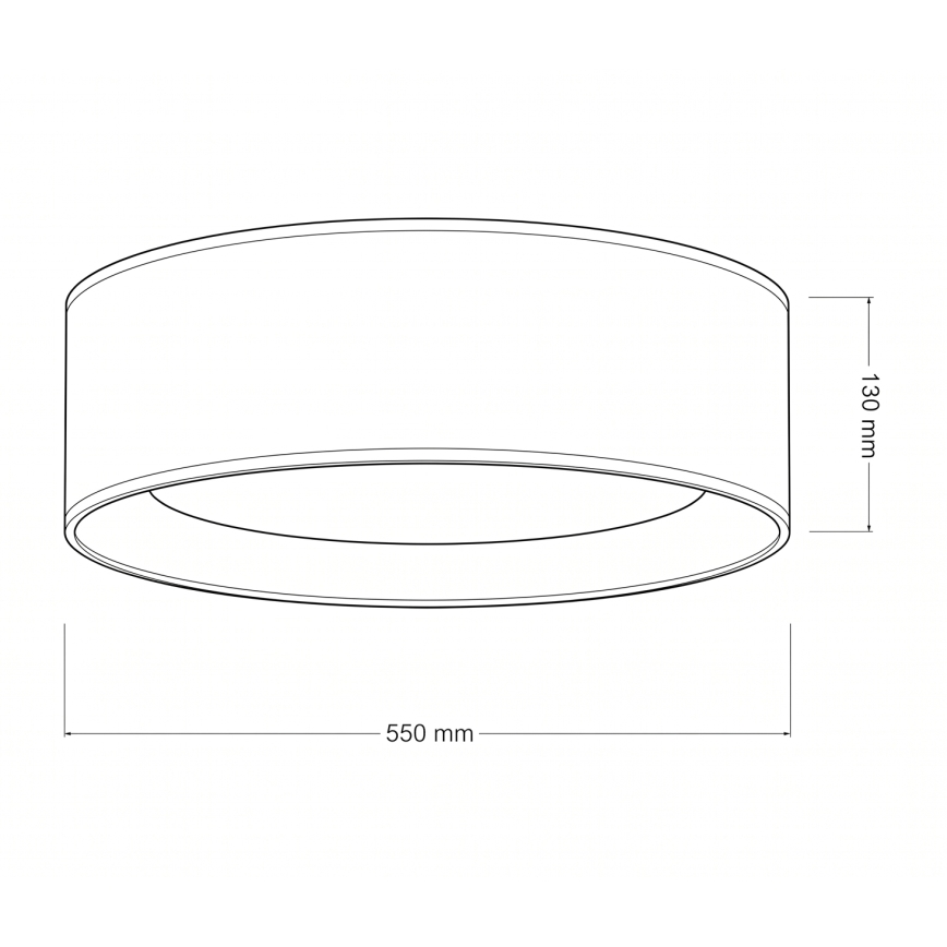 Brilagi - LED plafonsko svetlo VELVET SIMPLE LED/36W/230V 3000K prečnika 55 cm bordo/zlatna
