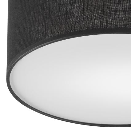 Brilagi - LED stropno svetlo BELLADONNA 1xE27/15W/230V Ø 30 cm crna/borovina