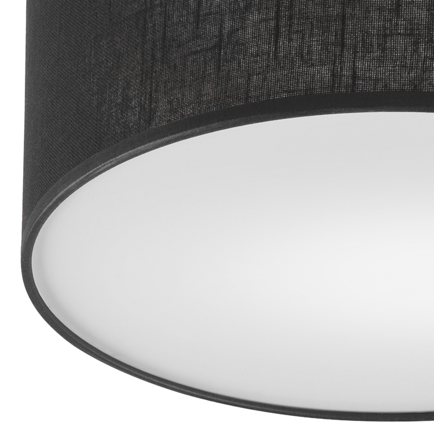 Brilagi - LED stropno svetlo BELLADONNA 1xE27/15W/230V Ø 30 cm crna/borovina