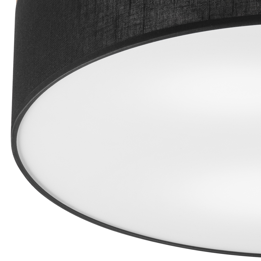 Brilagi - LED stropno svetlo BELLADONNA 3xE27/15W/230V prečnik 50 cm crna/borovina
