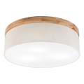 Brilagi - LED stropno svetlo BELLADONNA 3xE27/15W/230V prečnika 50 cm krem/hrast