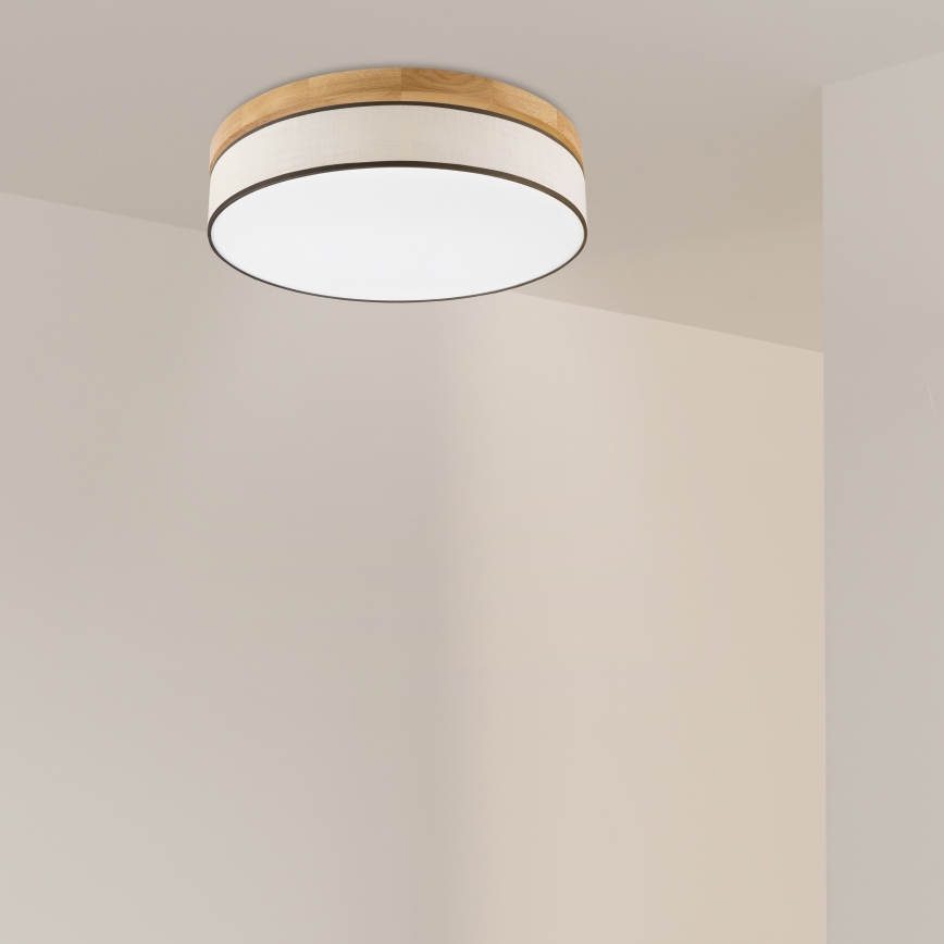 Brilagi - LED stropno svetlo BELLADONNA LED/36W/230V prečnik 50 cm krem/hrast
