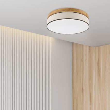 Brilagi - LED stropno svetlo BELLADONNA LED/36W/230V prečnik 50 cm krem/hrast