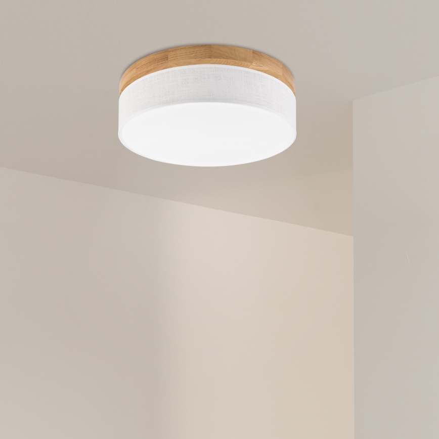Brilagi - LED stropno svetlo BELLADONNA LED/36W/230V Ø 40 cm bela/hrast