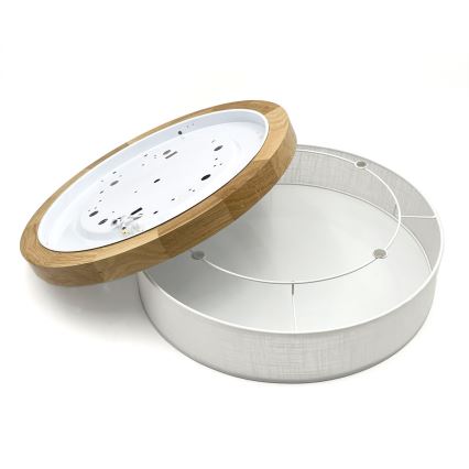 Brilagi - LED stropno svetlo BELLADONNA LED/36W/230V Ø 40 cm bela/hrast