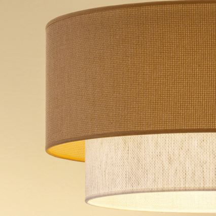 Brilagi - LED stropno svetlo BOHO ECO 1xE27/10W/230V prečnik 40 cm bež/krem