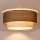 Brilagi - LED stropno svetlo BOHO ECO 1xE27/10W/230V prečnik 40 cm braon/krem