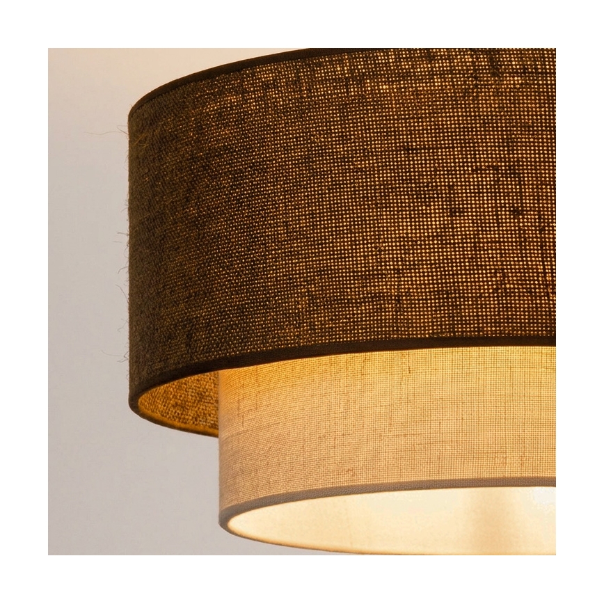 Brilagi - LED stropno svetlo BOHO ECO 1xE27/10W/230V prečnik 40 cm braon/krem