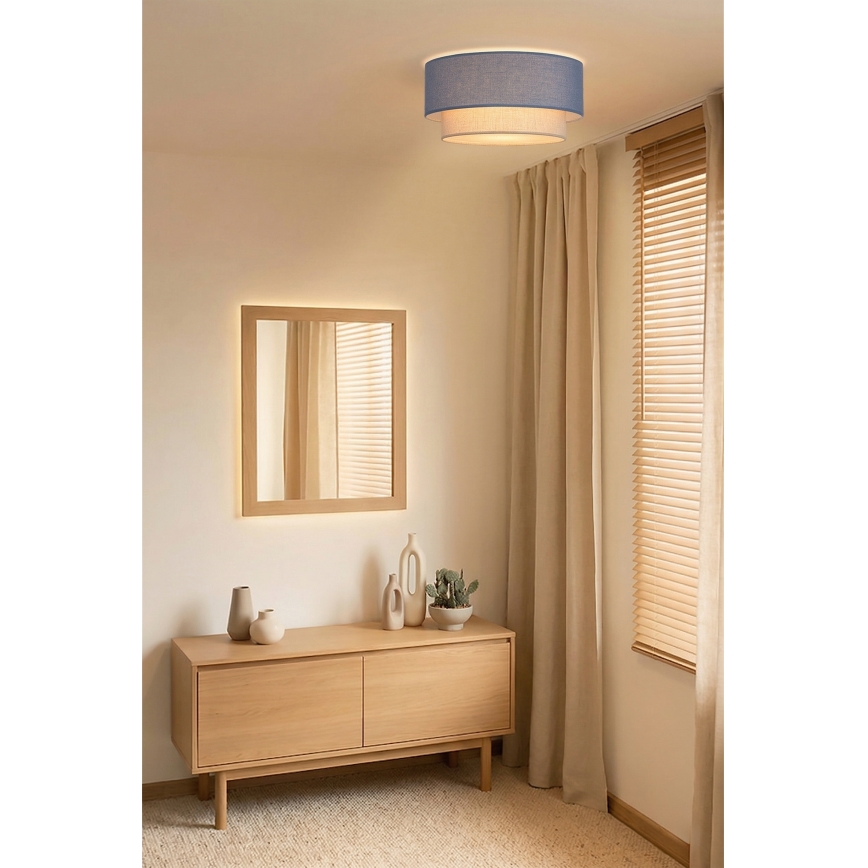 Brilagi - LED stropno svetlo BOHO ECO 1xE27/10W/230V, prečnik 40 cm, plava/krem