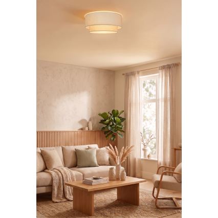 Brilagi - LED stropno svetlo BOHO ECO 1xE27/10W/230V Ø 40 cm krem boje