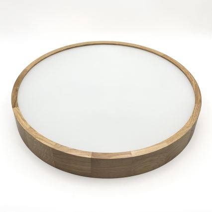 Brilagi - LED stropno svetlo CARVALHO 4xE27/60W/230V hrast, prečnik 57,5 cm