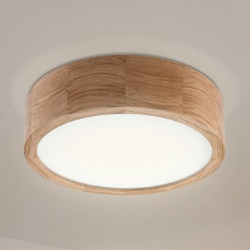 Brilagi - LED stropno svetlo CARVALHO LED/20W/230V hrast prečnik 27,5 cm
