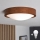 Brilagi - LED stropno svetlo CARVALHO SLIM 1xE27/60W/230V hrast-trešnja, prečnik 27 cm