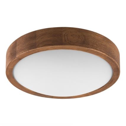Brilagi - LED stropno svetlo CARVALHO SLIM 1xE27/60W/230V hrast-trešnja, prečnik 27 cm