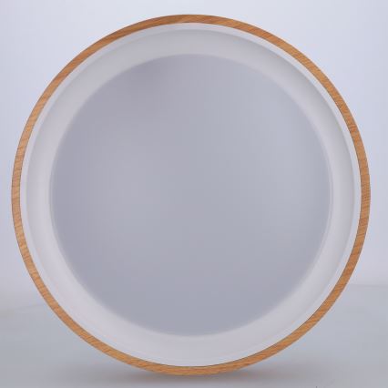 Brilagi - LED stropno svetlo FLOCO LED/24W/230V prečnik 30 cm dekor drveta/belo