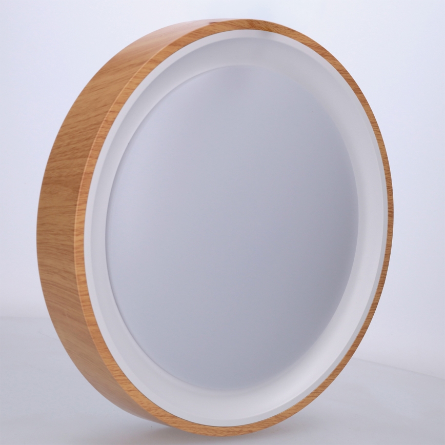 Brilagi - LED stropno svetlo FLOCO LED/24W/230V prečnik 30 cm dekor drveta/belo