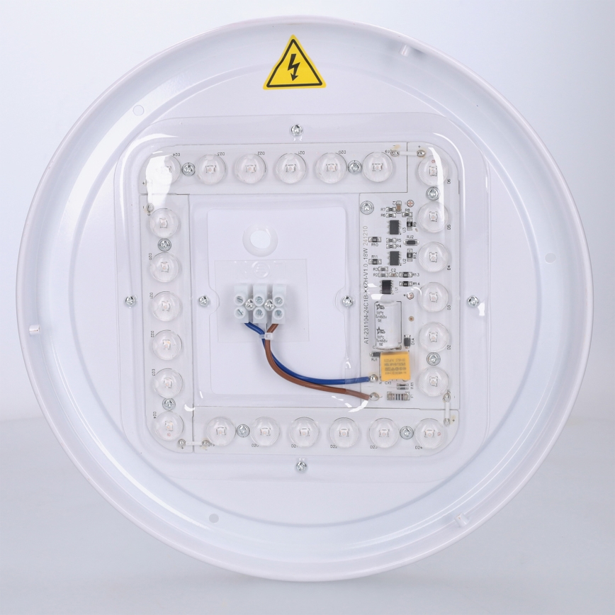 Brilagi - LED stropno svetlo FLOCO LED/24W/230V prečnik 30 cm dekor drveta/belo