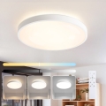 Brilagi - LED stropno svetlo GLASS POOL DOUBLE, prigušiva, LED/60W/230V 3000-6000K 50 cm belo + daljinski upravljač