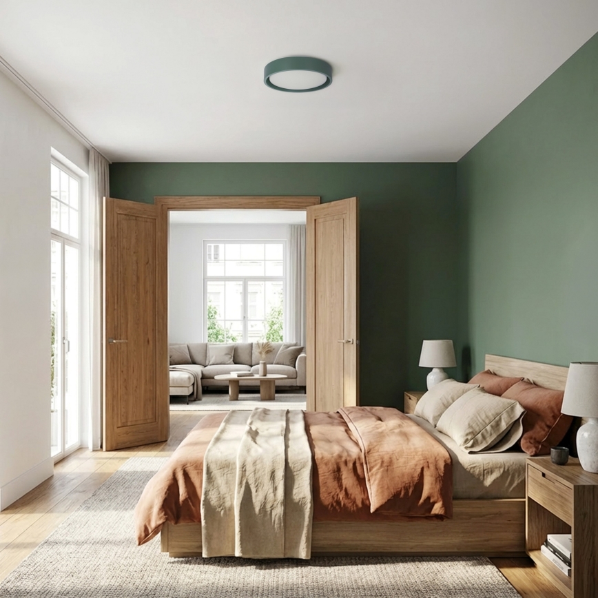Brilagi - LED stropno svetlo MATTEO LED/24W/230V prečnik 31 cm zelena