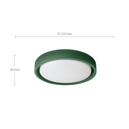 Brilagi - LED stropno svetlo MATTEO LED/24W/230V prečnik 31 cm zelena