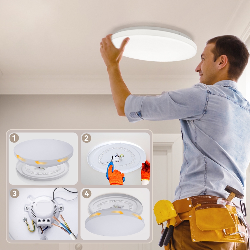 Brilagi - LED stropno svetlo MILKY WAY LED/24W/230V 4000K prečnik 38 cm