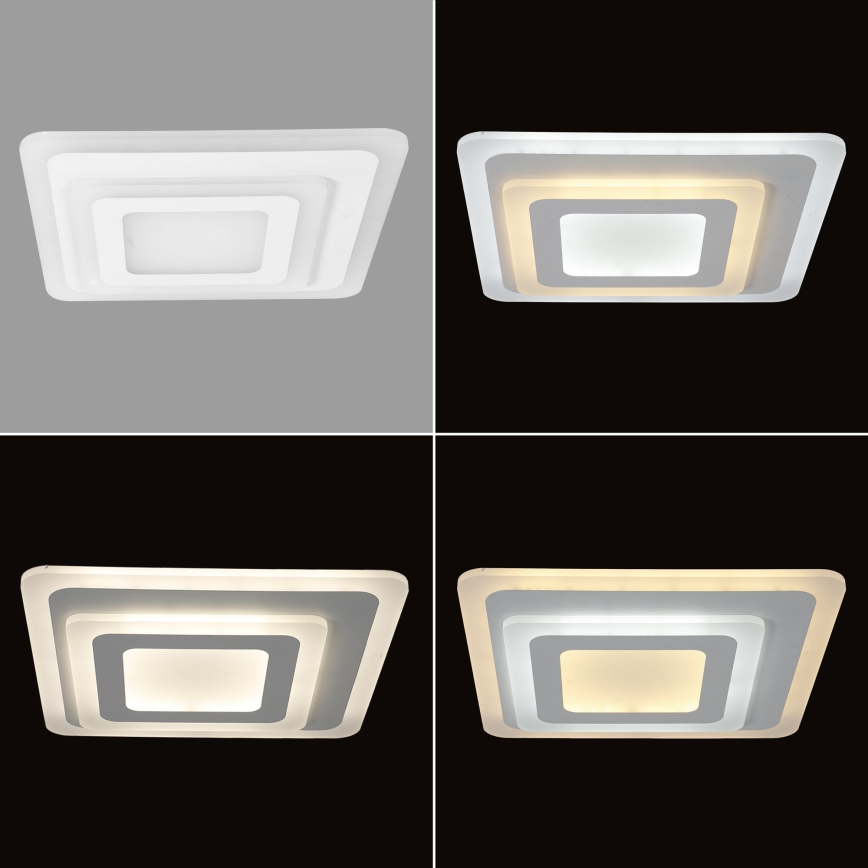 Brilagi - prigušiva plafonska LED svetiljka MODERN MINI LED/65W/230V 3000-6000K 37x37 cm + daljinski upravljač