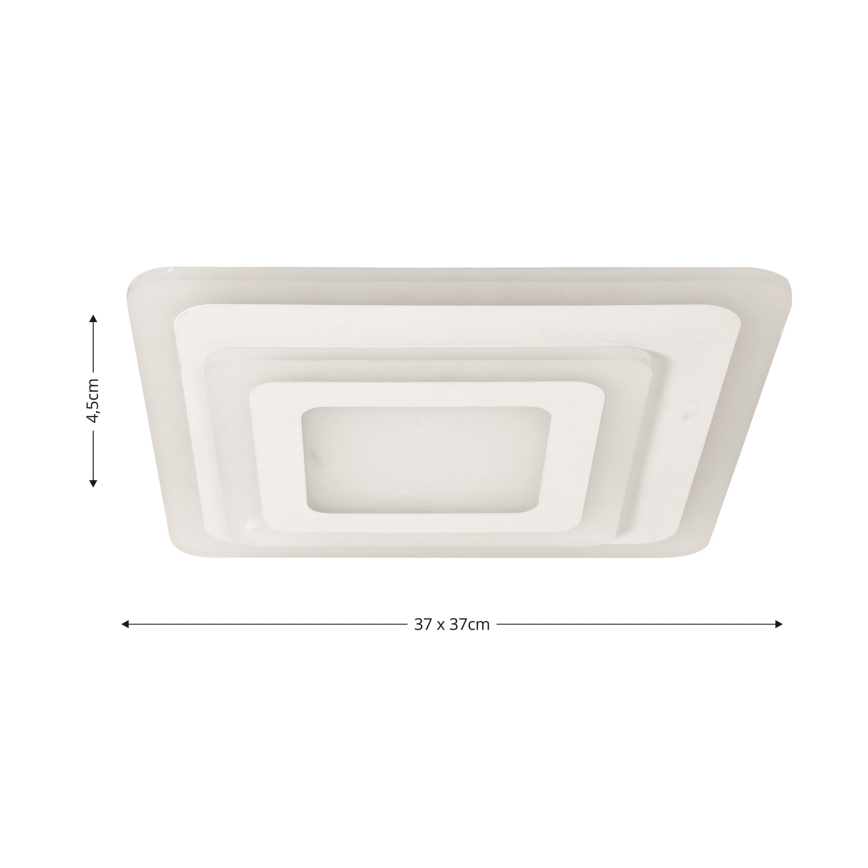 Brilagi - prigušiva plafonska LED svetiljka MODERN MINI LED/65W/230V 3000-6000K 37x37 cm + daljinski upravljač