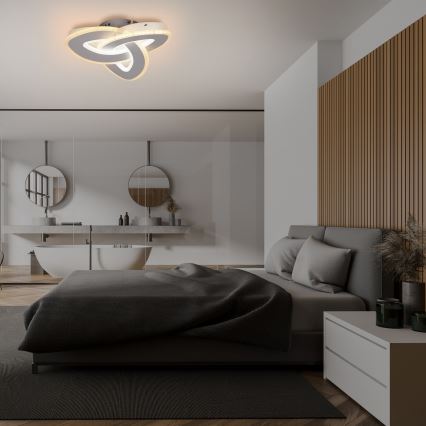 Brilagi - LED prigušiva plafonska svetiljka MODERN MINI LED/49W/230V 3000-6000K 30x30 cm + daljinski upravljač