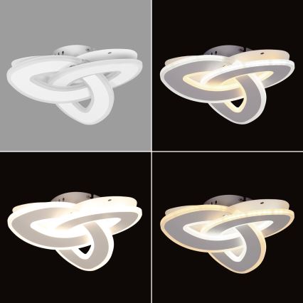 Brilagi - LED prigušiva plafonska svetiljka MODERN MINI LED/49W/230V 3000-6000K 30x30 cm + daljinski upravljač