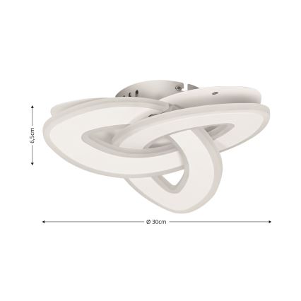 Brilagi - LED prigušiva plafonska svetiljka MODERN MINI LED/49W/230V 3000-6000K 30x30 cm + daljinski upravljač