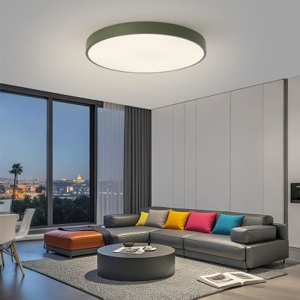 Brilagi - LED plafonsko svetlo POOL LED/100W/230V 3000/4000/6000K prečnik 80 cm zeleno