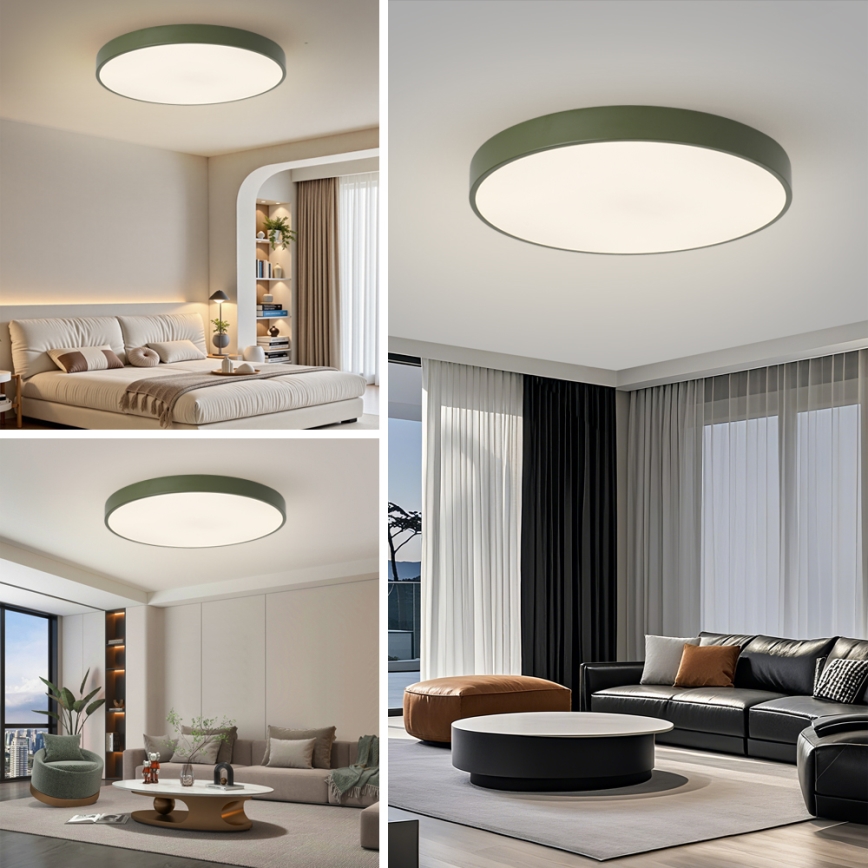 Brilagi - LED plafonsko svetlo POOL LED/100W/230V 3000/4000/6000K prečnik 80 cm zeleno