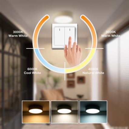 Brilagi - LED stropno svetlo POOL LED/18W/230V 3000/4500/6000K prečnik 20 cm bež
