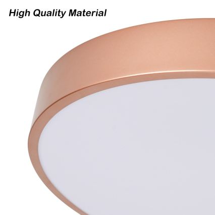 BRILAGI - LED plafonsko svetlo POOL LED/24W/230V 3000/4000/6000K prečnik 20 cm u boji bakra