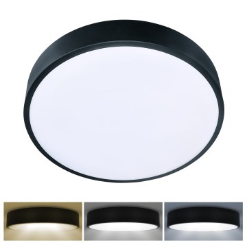 Brilagi - LED stropno svetlo POOL LED/36W/230V 3000/4000/6000K prečnik 30 cm crne boje